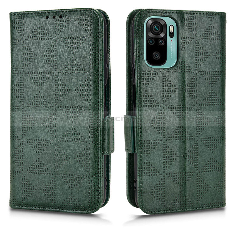 Funda de Cuero Cartera con Soporte Carcasa C02X para Xiaomi Poco M5S