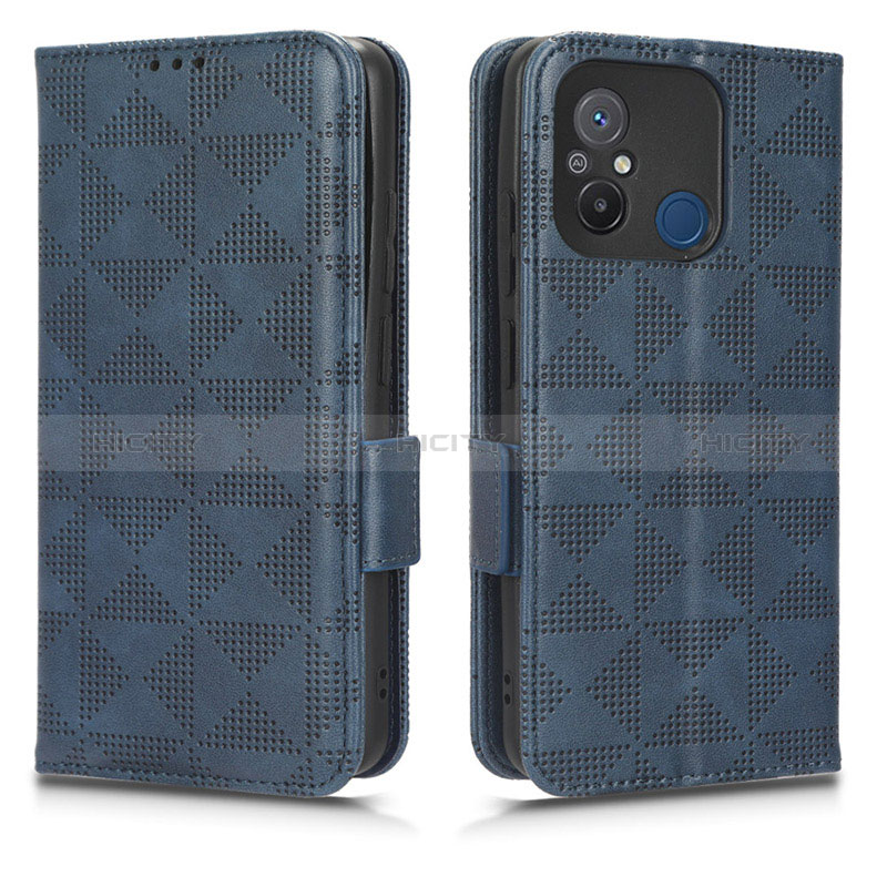 Funda de Cuero Cartera con Soporte Carcasa C02X para Xiaomi Redmi 11A 4G Azul