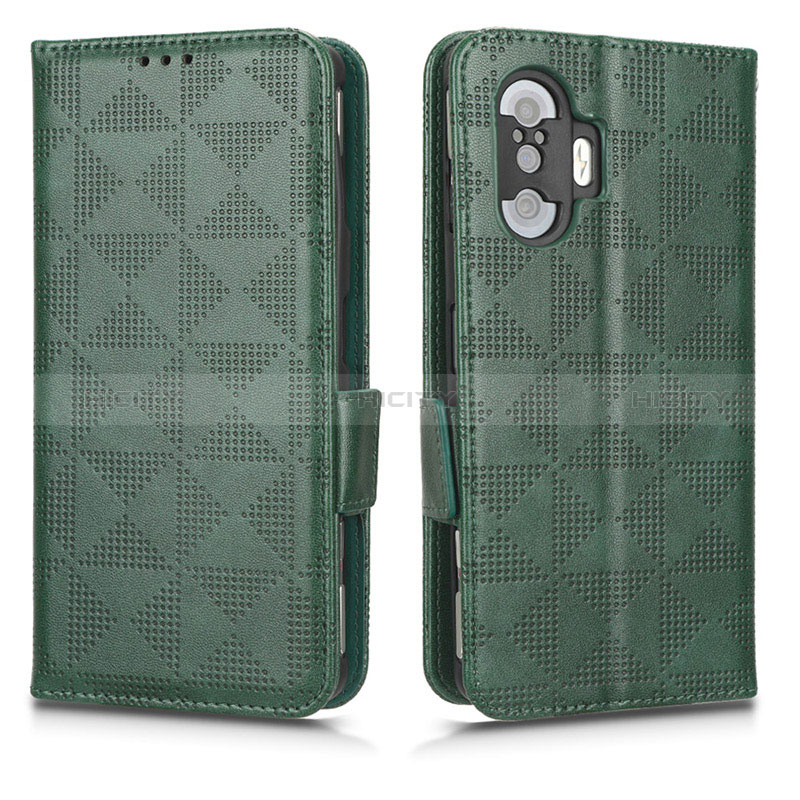 Funda de Cuero Cartera con Soporte Carcasa C02X para Xiaomi Redmi K40 Gaming 5G