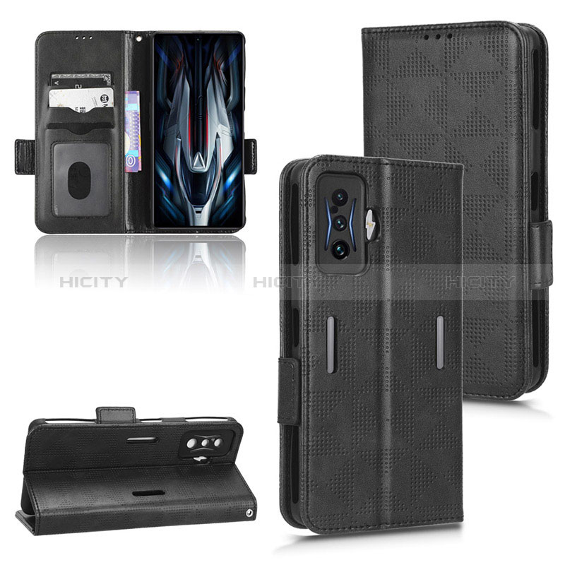 Funda de Cuero Cartera con Soporte Carcasa C02X para Xiaomi Redmi K50 Gaming 5G