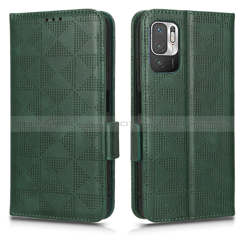 Funda de Cuero Cartera con Soporte Carcasa C02X para Xiaomi Redmi Note 10T 5G