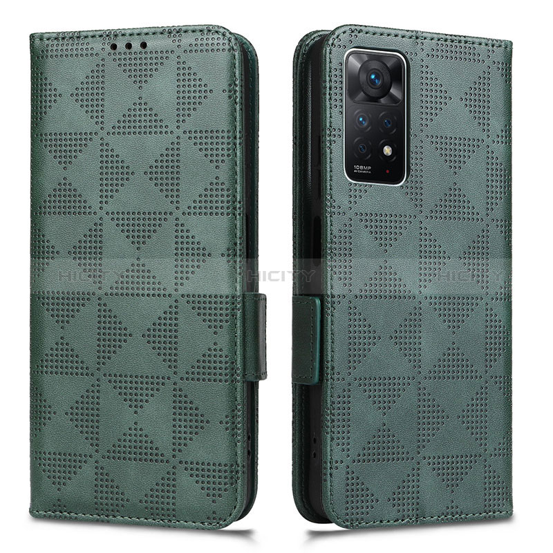 Funda de Cuero Cartera con Soporte Carcasa C02X para Xiaomi Redmi Note 11 Pro 4G