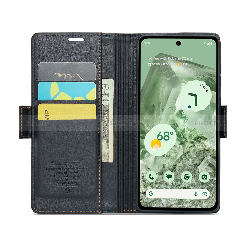 Funda de Cuero Cartera con Soporte Carcasa C03S para Google Pixel 8a 5G