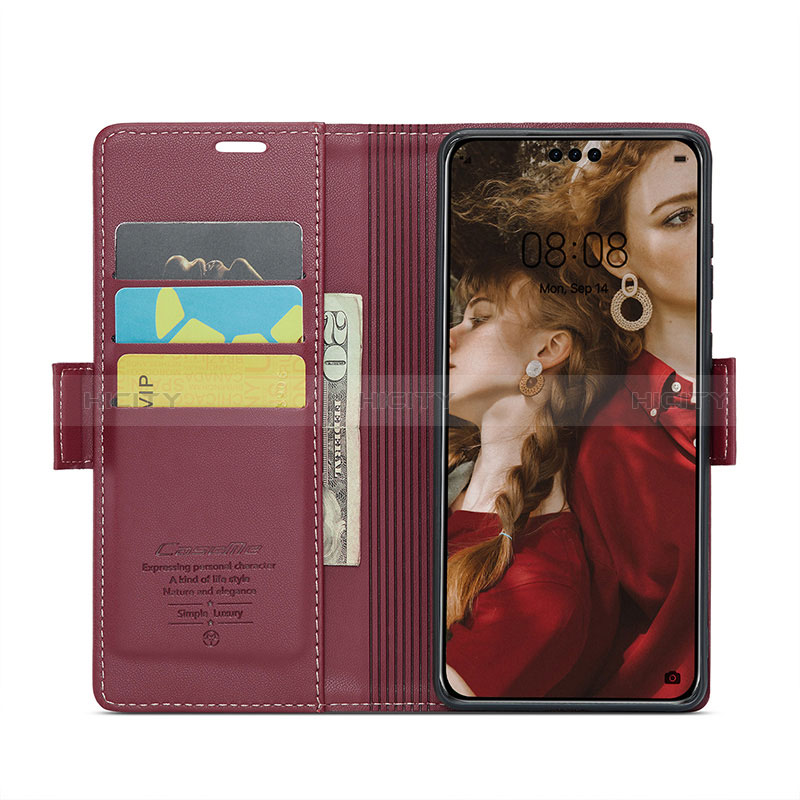 Funda de Cuero Cartera con Soporte Carcasa C03S para Huawei Mate 60 Pro