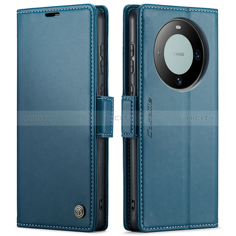 Funda de Cuero Cartera con Soporte Carcasa C03S para Huawei Mate 60 Pro+ Plus Azul