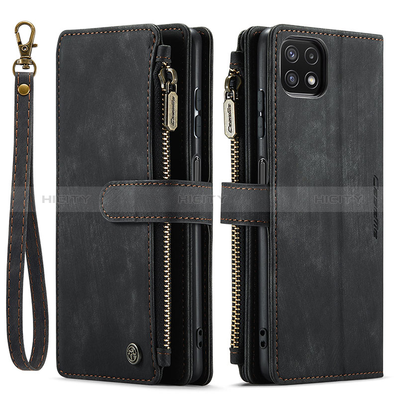 Funda de Cuero Cartera con Soporte Carcasa C03S para Samsung Galaxy A22s 5G