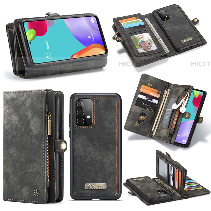 Funda de Cuero Cartera con Soporte Carcasa C03S para Samsung Galaxy A52 4G