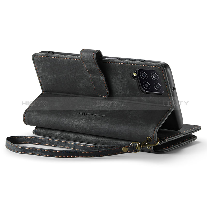 Funda de Cuero Cartera con Soporte Carcasa C03S para Samsung Galaxy F12