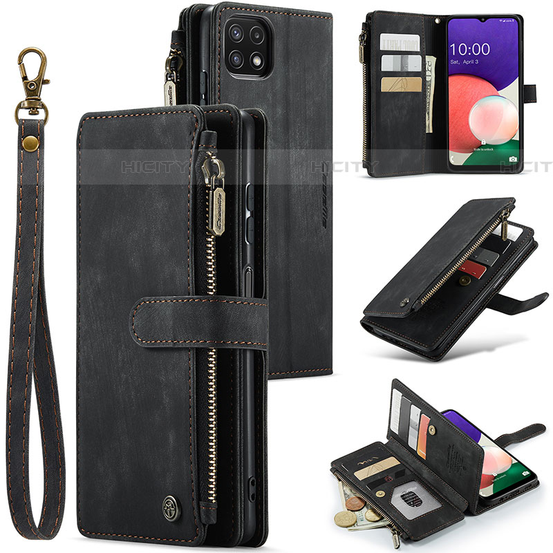 Funda de Cuero Cartera con Soporte Carcasa C03S para Samsung Galaxy F42 5G