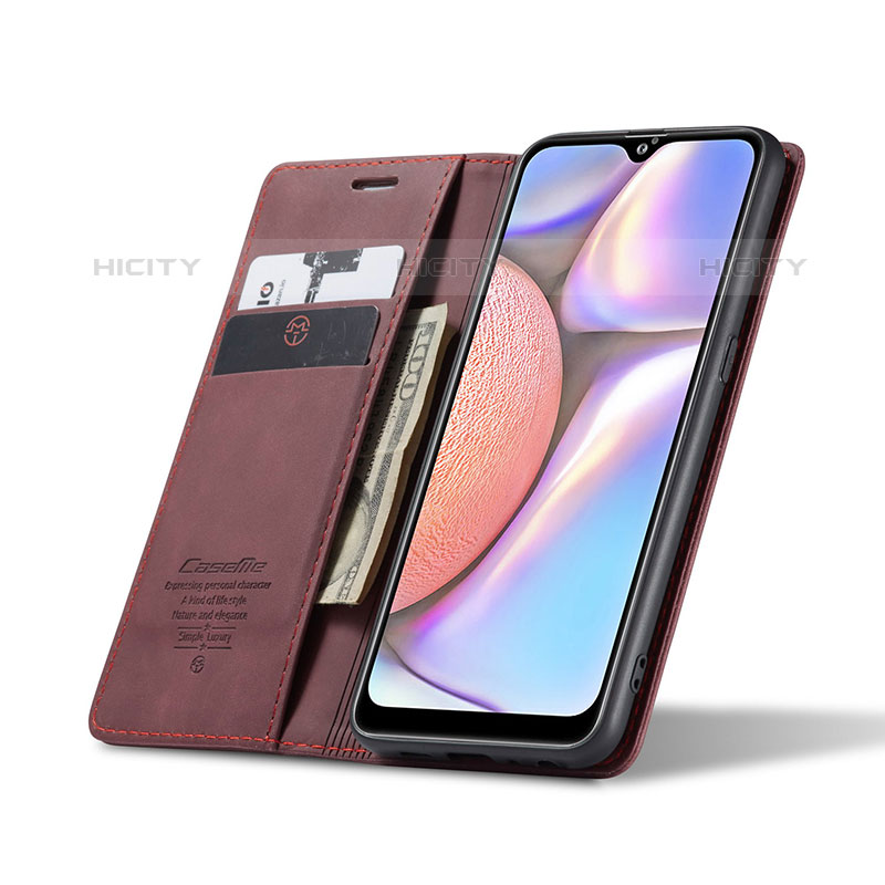 Funda de Cuero Cartera con Soporte Carcasa C03S para Samsung Galaxy M01s