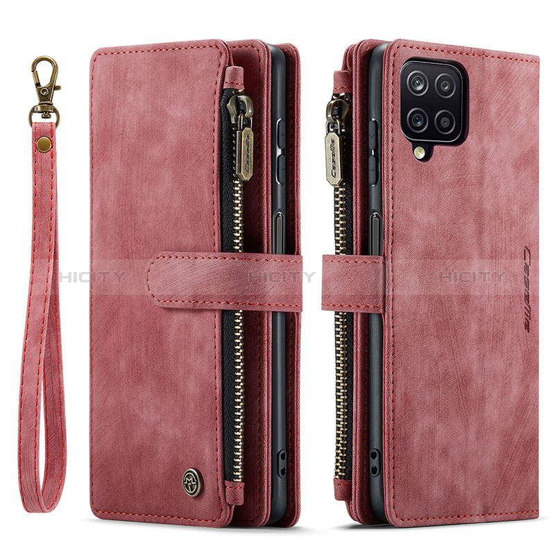 Funda de Cuero Cartera con Soporte Carcasa C03S para Samsung Galaxy M12