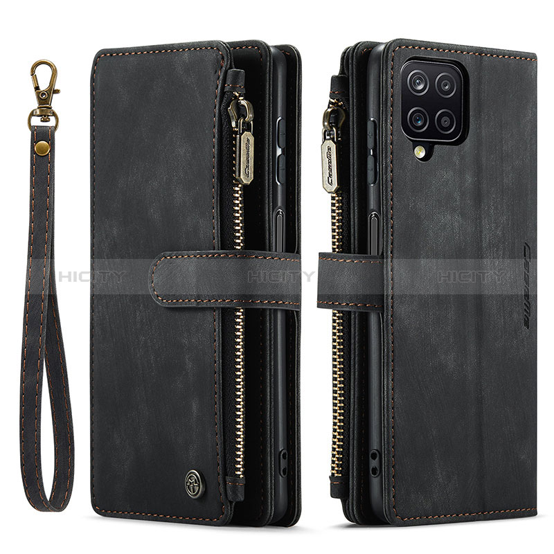 Funda de Cuero Cartera con Soporte Carcasa C03S para Samsung Galaxy M12