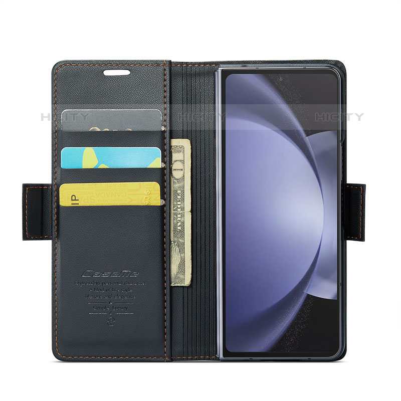 Funda de Cuero Cartera con Soporte Carcasa C03S para Samsung Galaxy Z Fold5 5G