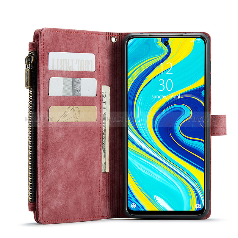 Funda de Cuero Cartera con Soporte Carcasa C03S para Xiaomi Redmi Note 9 Pro Max