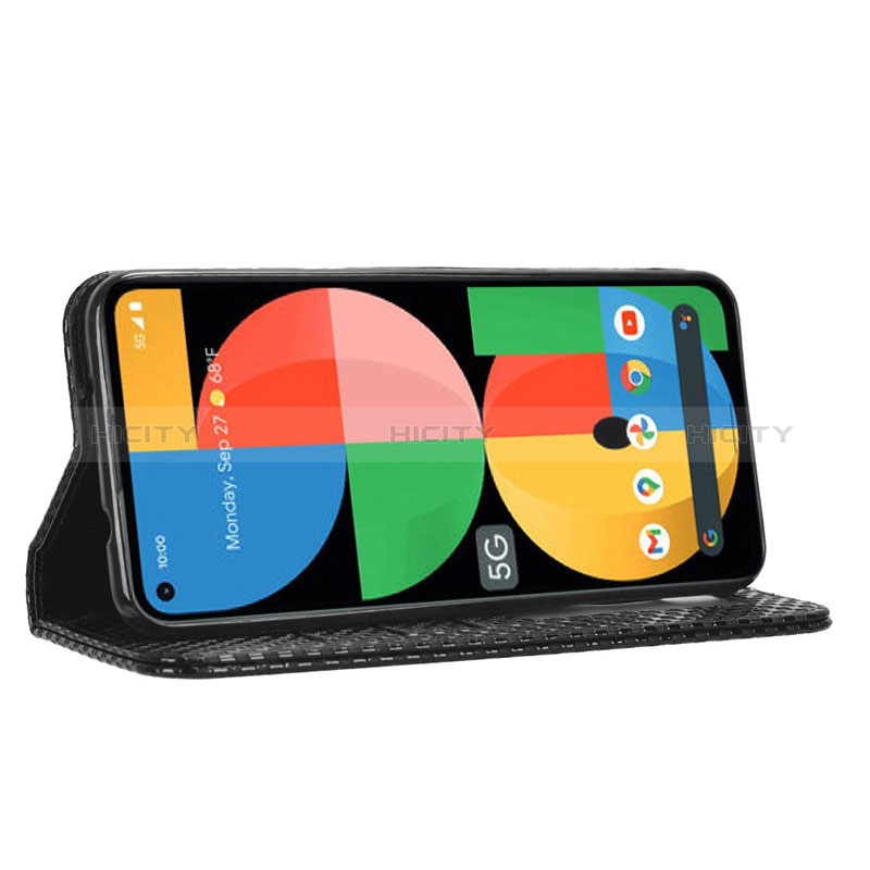 Funda de Cuero Cartera con Soporte Carcasa C03X para Google Pixel 5a 5G