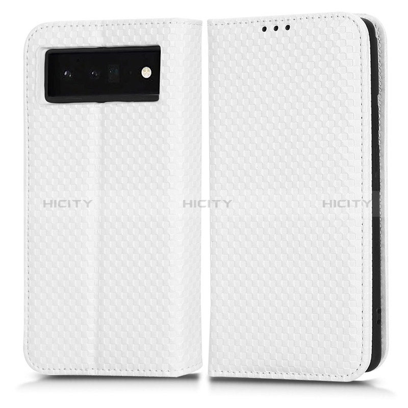 Funda de Cuero Cartera con Soporte Carcasa C03X para Google Pixel 6 Pro 5G