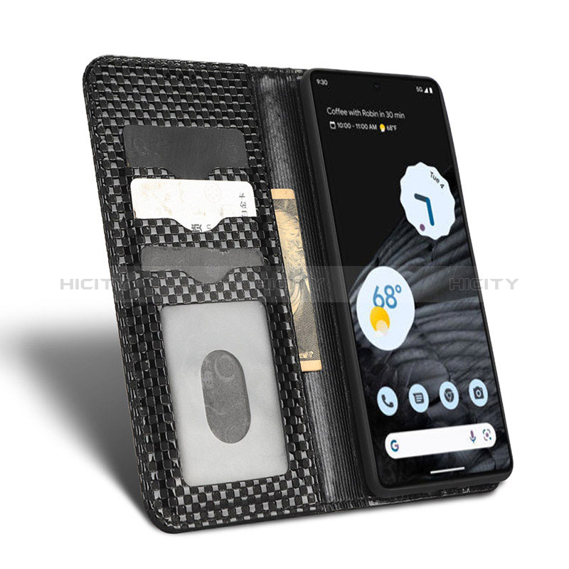 Funda de Cuero Cartera con Soporte Carcasa C03X para Google Pixel 7 Pro 5G