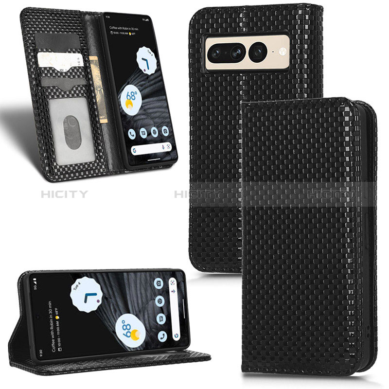 Funda de Cuero Cartera con Soporte Carcasa C03X para Google Pixel 7 Pro 5G