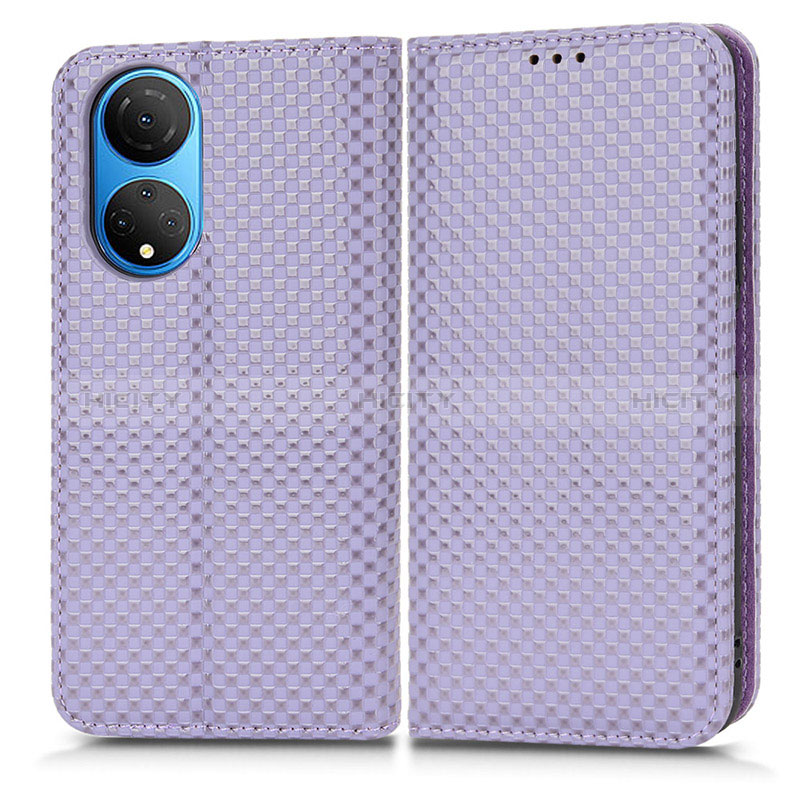 Funda de Cuero Cartera con Soporte Carcasa C03X para Huawei Honor X7