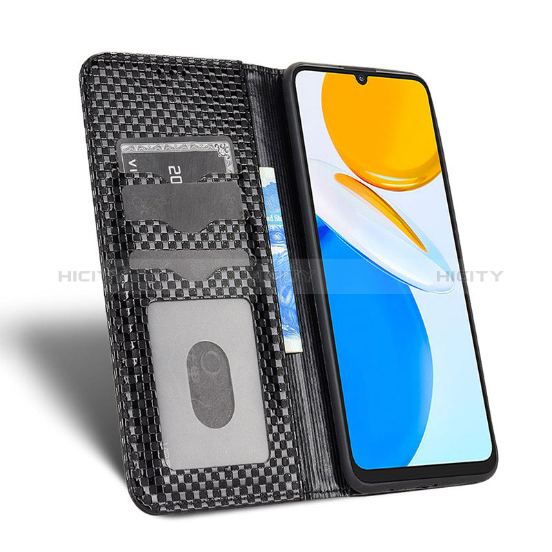 Funda de Cuero Cartera con Soporte Carcasa C03X para Huawei Honor X7