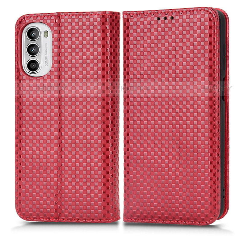 Funda de Cuero Cartera con Soporte Carcasa C03X para Motorola Moto Edge (2022) 5G