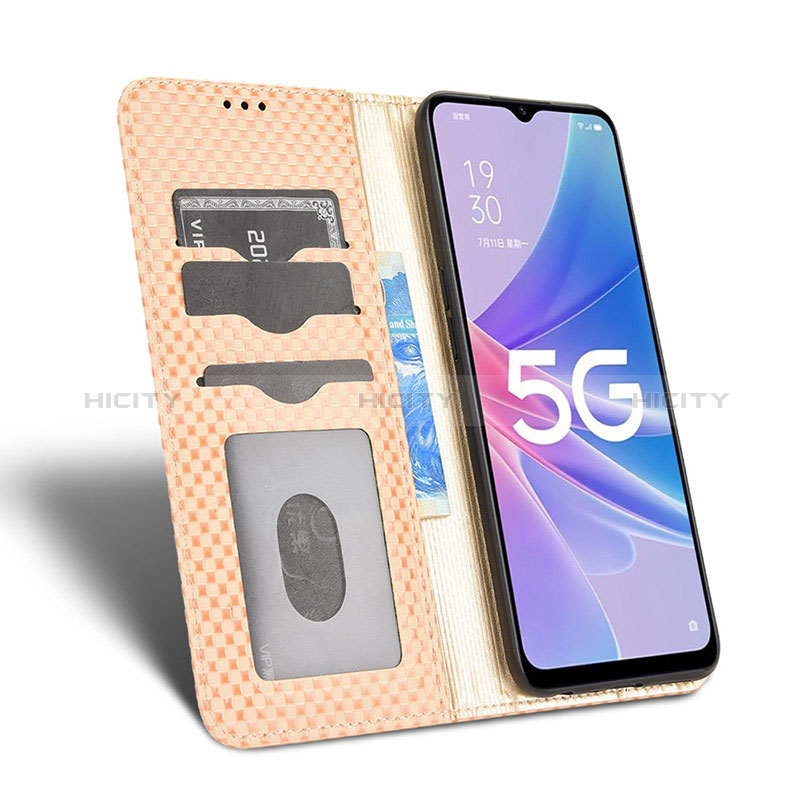 Funda de Cuero Cartera con Soporte Carcasa C03X para Oppo A1 Pro 5G