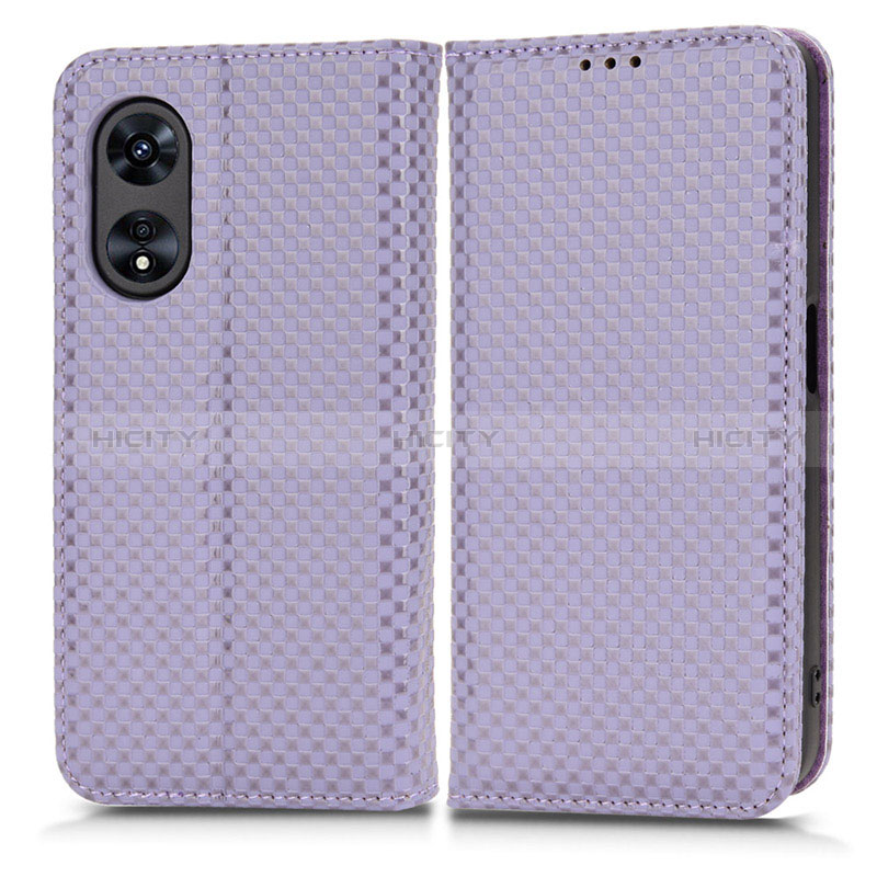 Funda de Cuero Cartera con Soporte Carcasa C03X para Oppo A58 4G