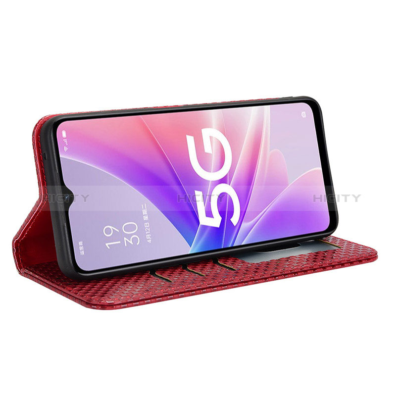 Funda de Cuero Cartera con Soporte Carcasa C03X para Oppo A77 5G