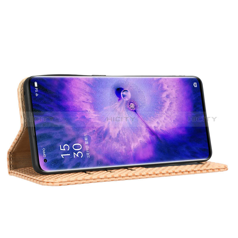 Funda de Cuero Cartera con Soporte Carcasa C03X para Oppo Find X5 5G