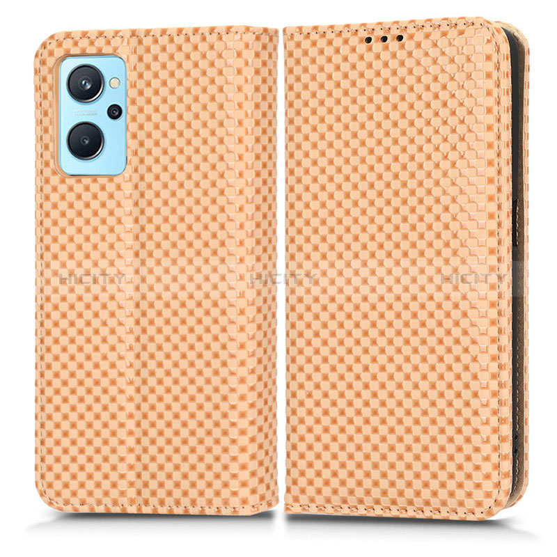 Funda de Cuero Cartera con Soporte Carcasa C03X para Oppo K10 4G Oro