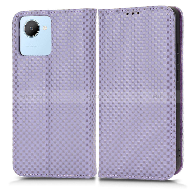 Funda de Cuero Cartera con Soporte Carcasa C03X para Realme C30