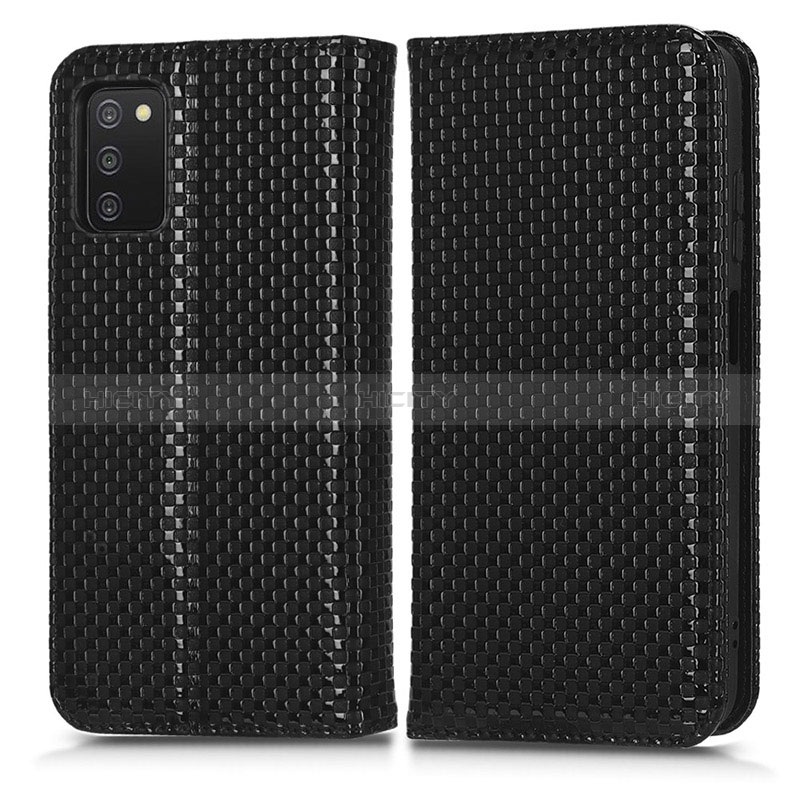 Funda de Cuero Cartera con Soporte Carcasa C03X para Samsung Galaxy A02s