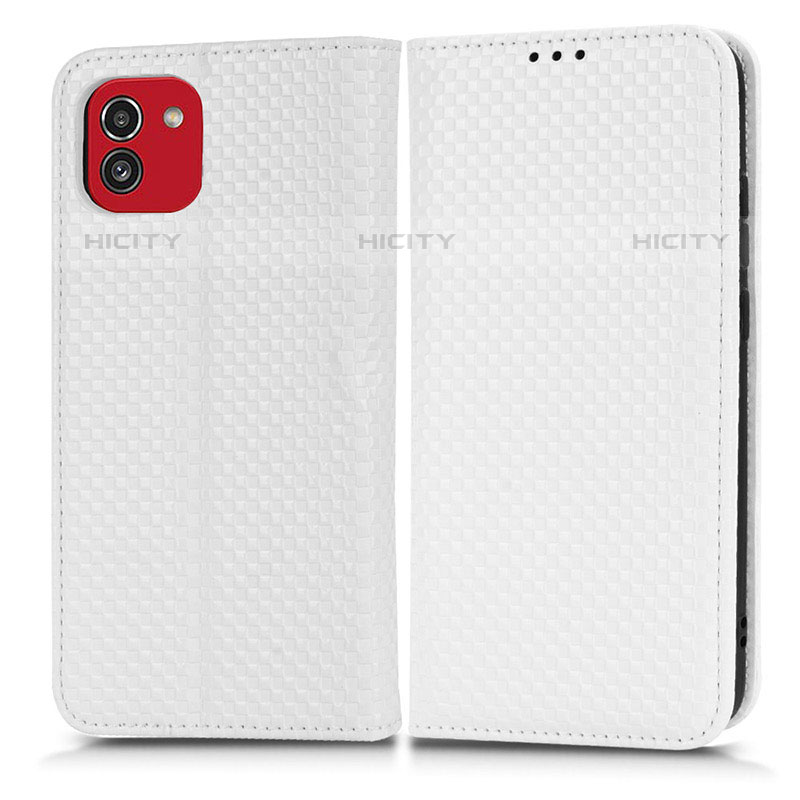 Funda de Cuero Cartera con Soporte Carcasa C03X para Samsung Galaxy A03