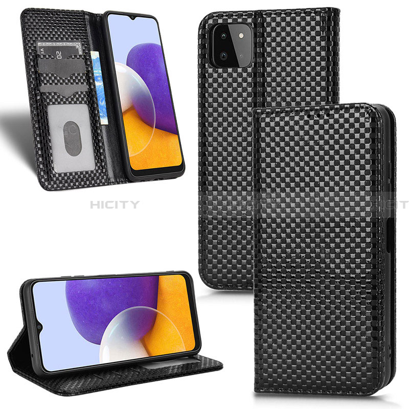 Funda de Cuero Cartera con Soporte Carcasa C03X para Samsung Galaxy A22 5G