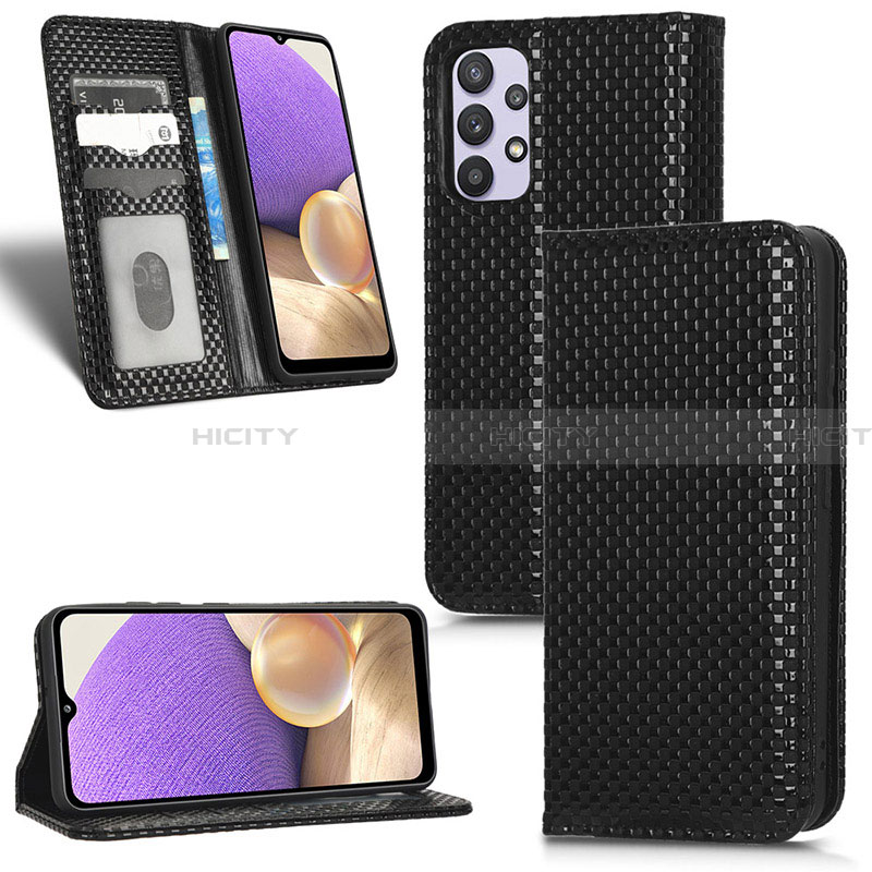 Funda de Cuero Cartera con Soporte Carcasa C03X para Samsung Galaxy A32 4G