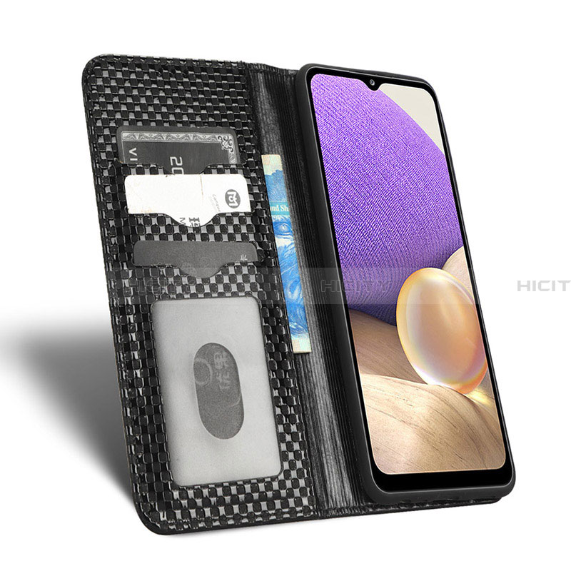 Funda de Cuero Cartera con Soporte Carcasa C03X para Samsung Galaxy A32 4G