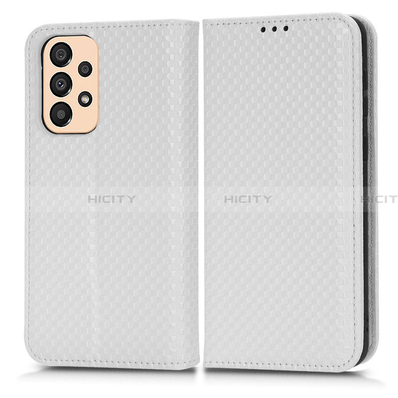 Funda de Cuero Cartera con Soporte Carcasa C03X para Samsung Galaxy A33 5G Blanco