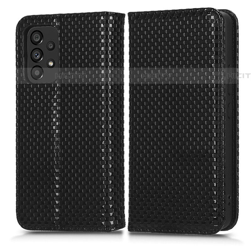 Funda de Cuero Cartera con Soporte Carcasa C03X para Samsung Galaxy A53 5G Negro