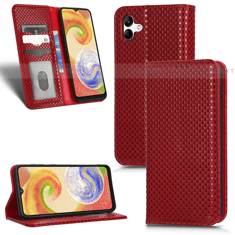 Funda de Cuero Cartera con Soporte Carcasa C03X para Samsung Galaxy F04