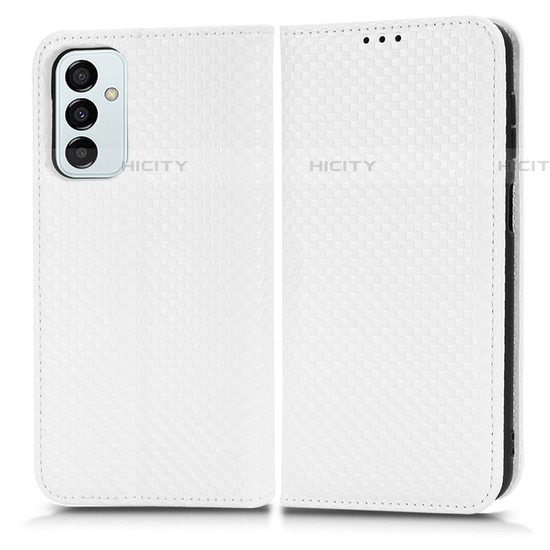 Funda de Cuero Cartera con Soporte Carcasa C03X para Samsung Galaxy F23 5G Blanco