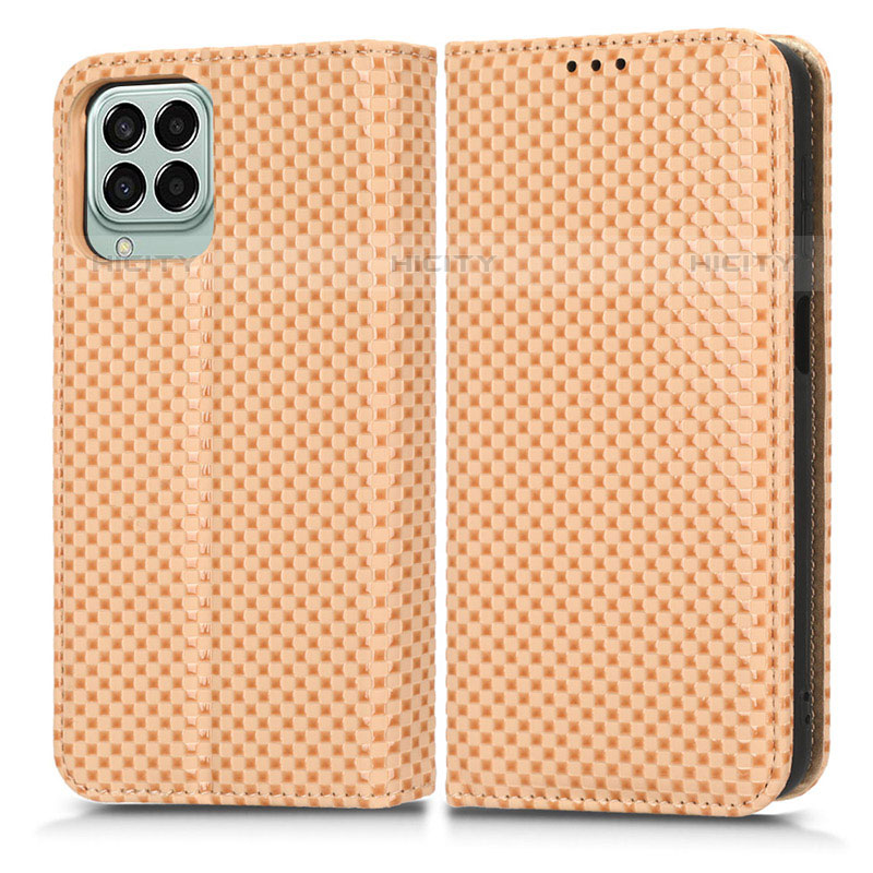 Funda de Cuero Cartera con Soporte Carcasa C03X para Samsung Galaxy M33 5G Oro