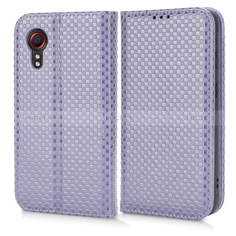 Funda de Cuero Cartera con Soporte Carcasa C03X para Samsung Galaxy XCover 5 SM-G525F