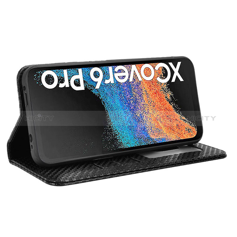 Funda de Cuero Cartera con Soporte Carcasa C03X para Samsung Galaxy XCover 6 Pro 5G