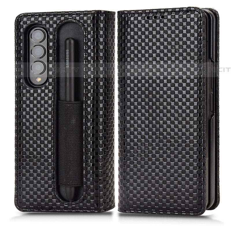 Funda de Cuero Cartera con Soporte Carcasa C03X para Samsung Galaxy Z Fold4 5G