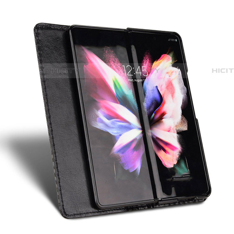 Funda de Cuero Cartera con Soporte Carcasa C03X para Samsung Galaxy Z Fold4 5G