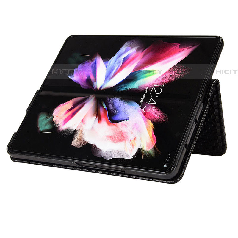 Funda de Cuero Cartera con Soporte Carcasa C03X para Samsung Galaxy Z Fold4 5G