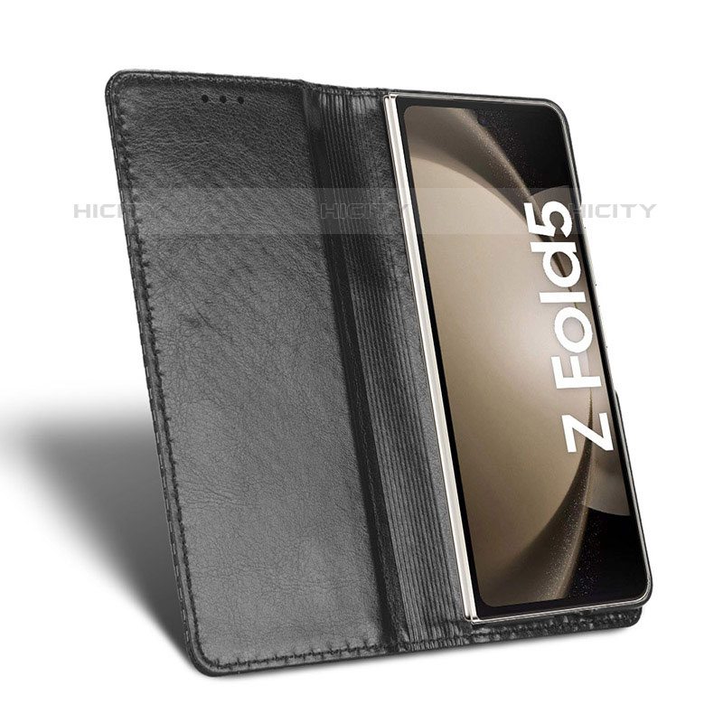 Funda de Cuero Cartera con Soporte Carcasa C03X para Samsung Galaxy Z Fold5 5G