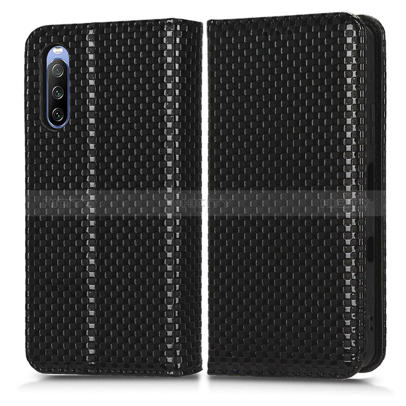 Funda de Cuero Cartera con Soporte Carcasa C03X para Sony Xperia 10 III