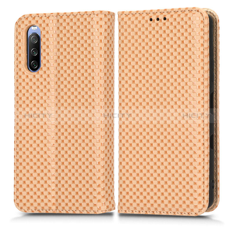 Funda de Cuero Cartera con Soporte Carcasa C03X para Sony Xperia 10 III