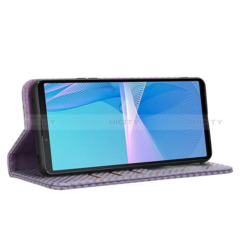 Funda de Cuero Cartera con Soporte Carcasa C03X para Sony Xperia 10 III